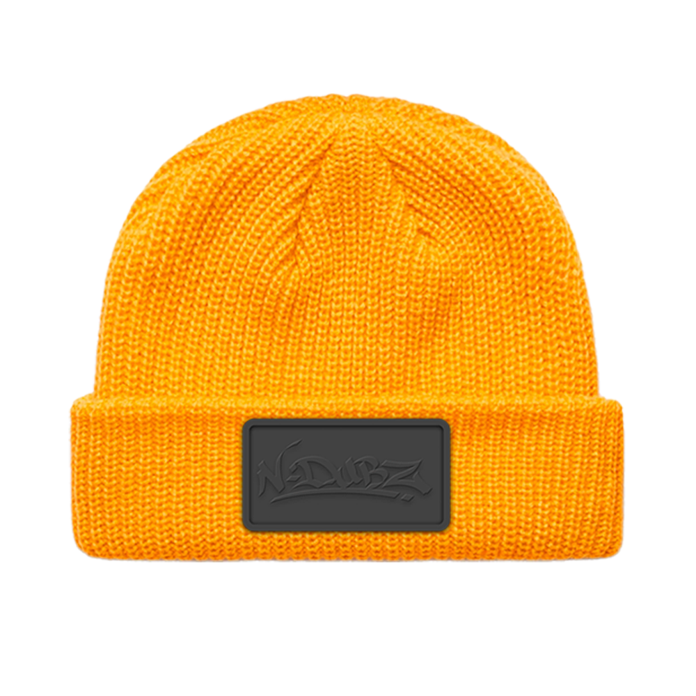 N-Dubz Patch Gold Beanie