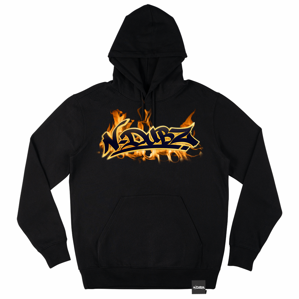 N-Dubz Flame Pullover Hoodie