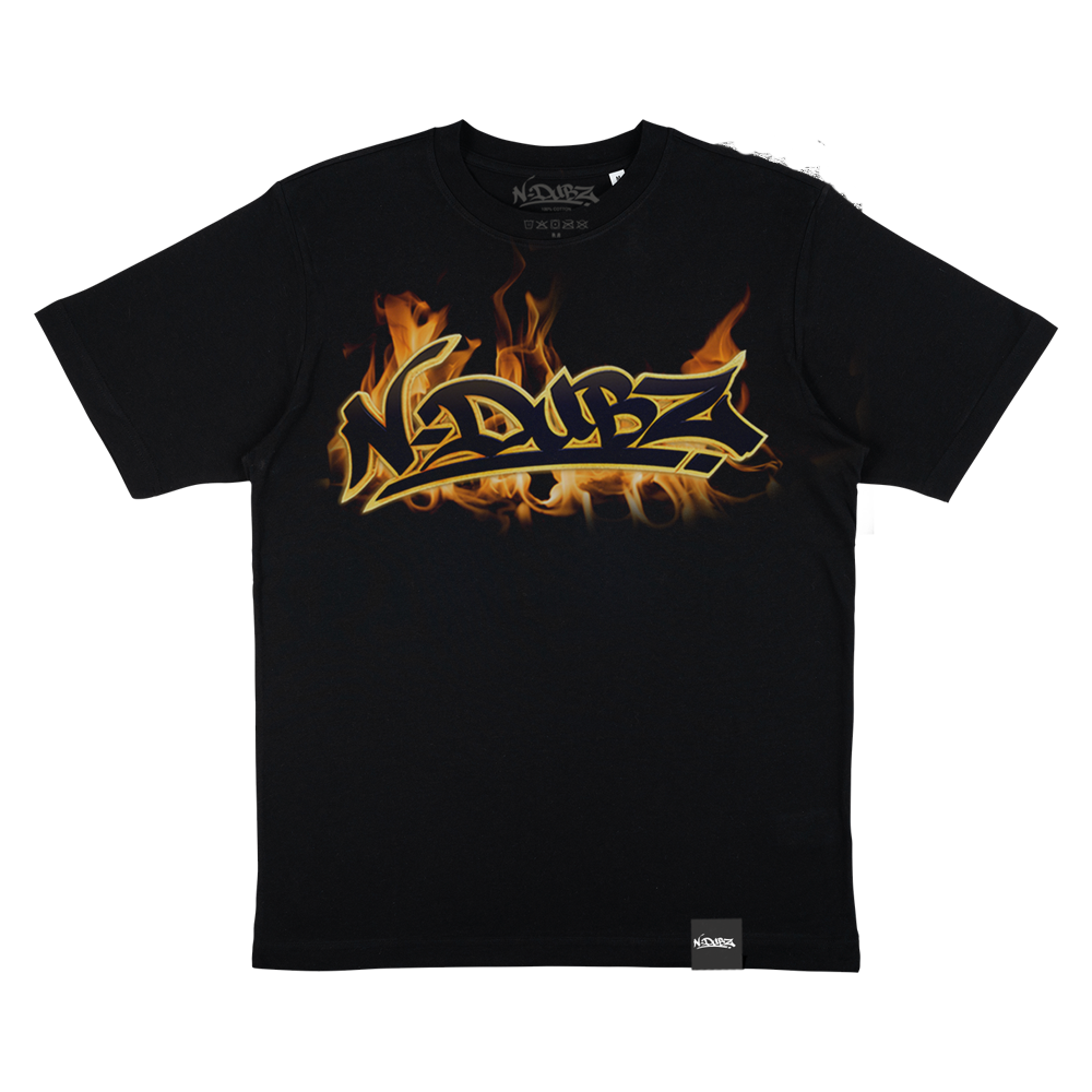 N-Dubz Flame Logo tee