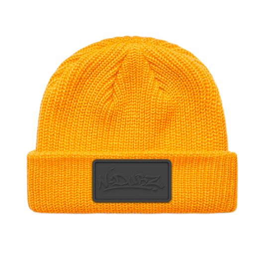 N-Dubz Patch Gold Beanie