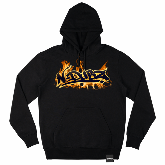 N-Dubz Flame Pullover Hoodie
